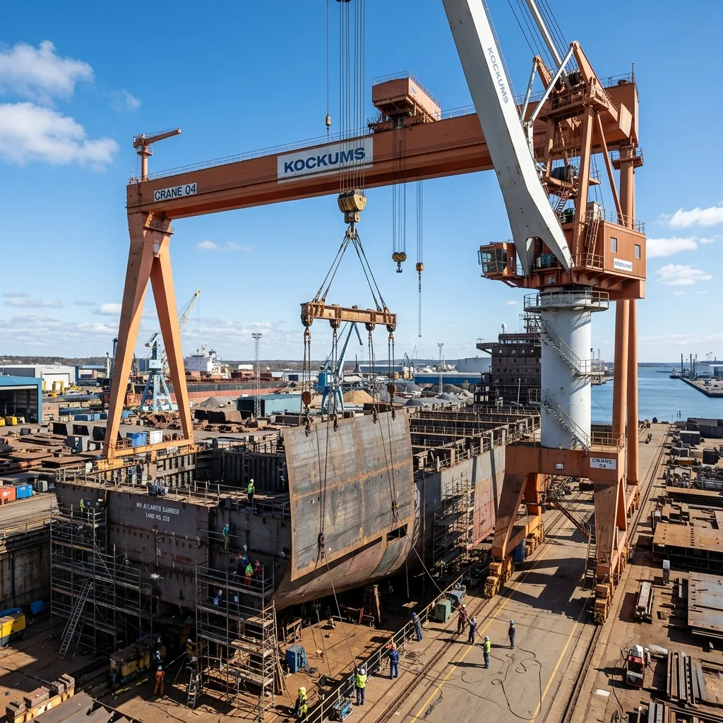 Heavy Shipyard Gantry Crane Lift